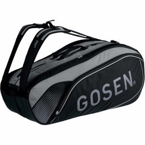 ゴーセン GOSEN ラケットバッグPro グレー BA24PR 33 テニス バドミントン テニスバッグ ラケット収納  鞄 スポーツ 試合 練習