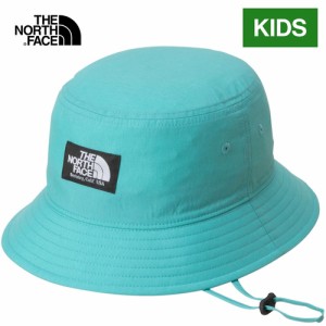 ザ・ノース・フェイス ノースフェイス キッズ 帽子 キャンプサイドハット ガイザーアクア NNJ02314 GA Kids Camp Side Hat