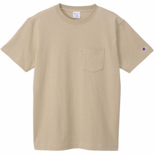 チャンピオン Champion メンズ 半袖Tシャツ ショートスリーブポケットTシャツ サンドベージュ C3-X357 782 SHORT SLEEVE POCKET T-SHIRT