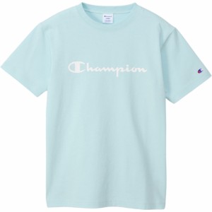 チャンピオン Champion メンズ 半袖Tシャツ ショートスリーブポケットTシャツ スカイブルー C3-X358 356 SHORT SLEEVE POC ロゴTシャツ