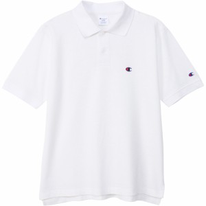 チャンピオン Champion メンズ ポロシャツ ホワイト C3-Z358 010 POLO SHIRT 半袖 カジュアルウェア アウトドア デイリーユース