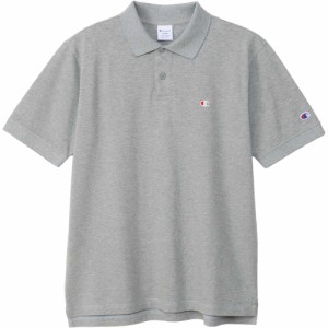 チャンピオン Champion メンズ ポロシャツ オックスフォードグレー C3-Z358 070 POLO SHIRT 半袖 カジュアルウェア アウトドア