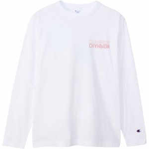 チャンピオン Champion メンズ 長袖Tシャツ ロングスリーブTシャツ ホワイト C3-Z412 010 LONG SLEEVE T-SH ロングスリーブ ロンT