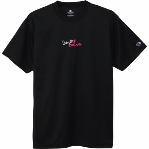 チャンピオン Champion メンズ ショートスリーブTシャツ ブラック×ピンク C3-ZB310 107 SHORT SLEEVE T-SHIRT 半袖Tシャツ Tシャツ