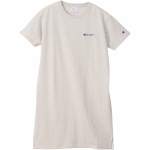 チャンピオン Champion レディース ワンピース オートミール CW-X339 810 ONEPIECE DRESS Tシャツワンピ カジュアル デイリーユース