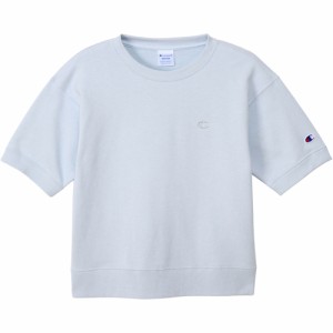 チャンピオン Champion レディース 半袖Tシャツ ショートスリーブスウェットシャツ ペールブルー CW-Z008 310 SHORT SLEEVE SWE 半袖