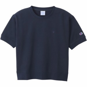 チャンピオン Champion レディース 半袖Tシャツ ショートスリーブスウェットシャツ ネイビー CW-Z008 370 SHORT SLEEVE SWE 半袖