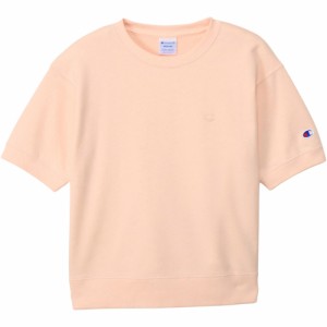 チャンピオン Champion レディース 半袖Tシャツ ショートスリーブスウェットシャツ サーモンピンク CW-Z008 925 SHORT SLEEVE SWE 半袖