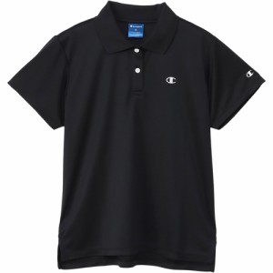 チャンピオン Champion レディース 半袖ポロシャツ ポロシャツ ブラック CW-ZS306 090 POLO SHIRT 半袖 カジュアルウェア スポーツ