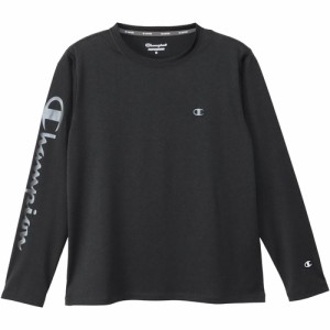 チャンピオン Champion レディース ロングスリーブTシャツ ブラック CW-ZS401 090 LONG SLEEVE T-SHIRT 長袖Tシャツ ロングスリーブ