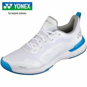 ヨネックス YONEX メンズ レディース テニスシューズ パワークッション507 カーペットコート用 ホワイト／ブルー SHT507 207 ローカット