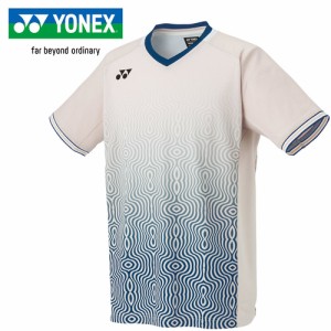 ヨネックス YONEX メンズ ゲームシャツ（フィットスタイル） オートミール 10567 192 バドミントン テニス ゲームウエア 半袖 シャツ