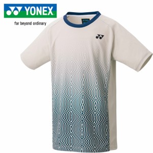 ヨネックス YONEX キッズ ジュニアゲームシャツ オートミール 10567J 192 バドミントン テニス ゲームウエア 子供 半袖 シャツ Tシャツ