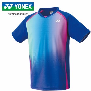 ヨネックス YONEX メンズ レディース ユニゲームシャツ（フィットスタイル） ミッドナイトネイビー 10599 472 テニス バドミントン