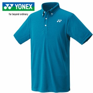 ヨネックス YONEX メンズ レディース ユニゲームシャツ ティールブルー 10600 817 テニス バドミントン ゲームウエア 半袖 シャツ