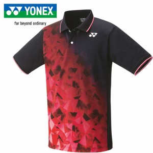 ヨネックス YONEX メンズ レディース ユニゲームシャツ ブラック 10601 007 テニス バドミントン ゲームウエア 半袖 シャツ Tシャツ