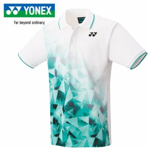 ヨネックス YONEX キッズ ジュニアゲームシャツ ホワイト 10601J 011 テニス バドミントン ゲームウエア 半袖 シャツ Tシャツ トップス