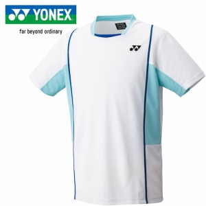 ヨネックス YONEX メンズ レディース ユニゲームシャツ（フィットスタイル） ホワイト 10603 011 テニス バドミントン ゲームウエア