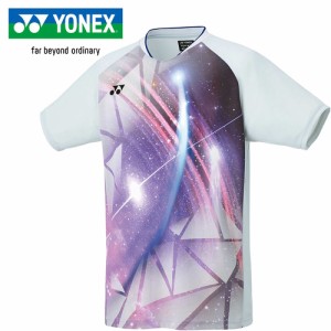 ヨネックス YONEX メンズ ゲームシャツ（フィットスタイル） アイスグレー 10611 326 テニス バドミントン ゲームウエア 半袖 シャツ