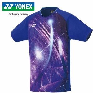 ヨネックス YONEX メンズ ゲームシャツ（フィットスタイル） ミッドナイトネイビー 10611 472 テニス バドミントン ゲームウエア 半袖