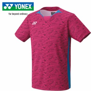 ヨネックス YONEX メンズ ゲームシャツ（フィットスタイル） グレープ 10613 302 バドミントン テニス ゲームウエア 半袖 シャツ