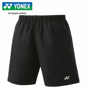 ヨネックス YONEX メンズ レディース バドミントンウェア ゲームパンツ ユニハーフパンツ ブラック 15183 007 バドミントン テニス