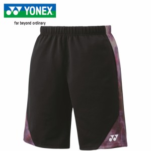 ヨネックス YONEX メンズ ニットハーフパンツ ブラック 15188 007 テニス ソフト日本代表着用モデル バドミントン ハーフパンツ ズボン