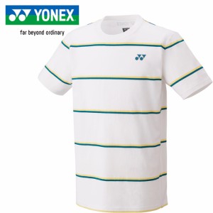 ヨネックス YONEX メンズ レディース ユニTシャツ ホワイト 16678 011 テニス バドミントン 半袖 シャツ Tシャツ トップス