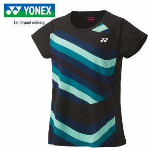 ヨネックス YONEX レディース ウィメンズドライTシャツ ブラック 16694 007 テニス バドミントン 半袖 シャツ Tシャツ トップス