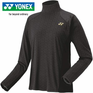 ヨネックス YONEX レディース ウィメンズロングスリーブTシャツ ブラック 16707 007 テニス バドミントン 長袖 シャツ Tシャツ トップス