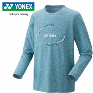 ヨネックス YONEX メンズ レディース ユニロングスリーブTシャツ ダークマリン 16709 323 テニス バドミントン 長袖 シャツ Tシャツ