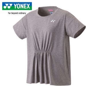 ヨネックス YONEX レディース ウィメンズTシャツ グレー 16714 010 テニス バドミントン 半袖 シャツ Tシャツ トップス
