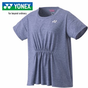 ヨネックス YONEX レディース ウィメンズTシャツ ネイビーブルー 16714 019 テニス バドミントン 半袖 シャツ Tシャツ トップス