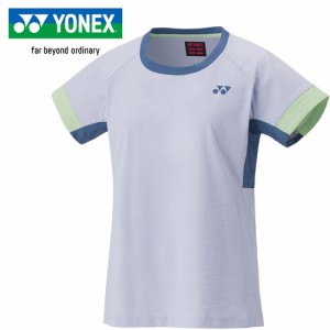 ヨネックス YONEX レディース ウィメンズゲームシャツ ミストブルー 20770 406 バドミントン テニス ゲームウエア 半袖 シャツ Tシャツ