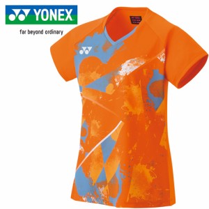 ヨネックス YONEX レディース ウィメンズゲームシャツ ブライトオレンジ 20771 160 バドミントン テニス ゲームウエア 半袖 シャツ