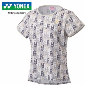 ヨネックス YONEX レディース ウィメンズゲームシャツ サンドグレー 20795 464 テニス バドミントン 半袖 シャツ Tシャツ トップス 女性