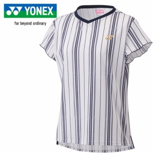 ヨネックス YONEX レディース ウィメンズゲームシャツ ミッドナイト 20799 170 テニス バドミントン 半袖 シャツ Tシャツ トップス 女性