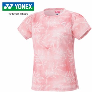 ヨネックス YONEX レディース ウィメンズゲームシャツ リリーピンク 20807 539 バドミントン テニス ゲームウエア 半袖 シャツ Tシャツ