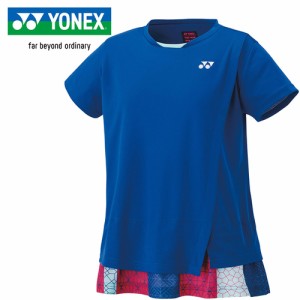 ヨネックス YONEX レディース ウィメンズゲームシャツ ミッドナイトネイビー 20809 472 テニス バドミントン 半袖 シャツ Tシャツ