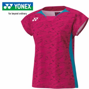 ヨネックス YONEX レディース ウィメンズゲームシャツ（フィットシャツ） グレープ 20822 302 バドミントン テニス ゲームウエア 半袖