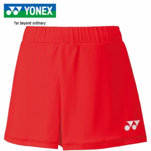 ヨネックス YONEX レディース バドミントンウェア ゲームパンツ ウィメンズショートパンツ クリアーレッド 25090 459 バドミントン