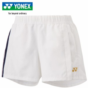 ヨネックス YONEX レディース ウィメンズショートパンツ ホワイト 25091 011 テニス バドミントン ショートパンツ ズボン ボトムス 女性