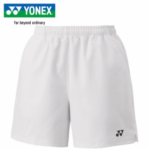 ヨネックス YONEX レディース ウィメンズハーフパンツ ホワイト 25095 011 テニス バドミントン ショートパンツ ズボン ボトムス 女性