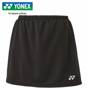 ヨネックス YONEX レディース テニスウェア スコート ウィメンズスカート（インナースパッツ付） ブラック 26170 007 テニス