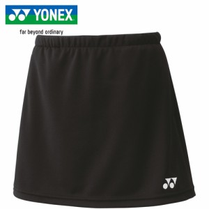 ヨネックス YONEX キッズ テニスウェア スコート ジュニアスカート（インナースパッツ付） ブラック 26170J 007 テニス バドミントン