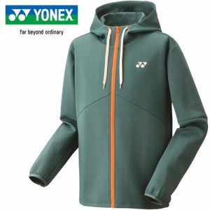 ヨネックス YONEX メンズ レディース テニス トレーニングウェア ユニスウェットパーカー オリーブ 50144 149 スウェット パーカー