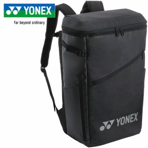 ヨネックス YONEX バックパック ブラック BAG2438 007 リュックサック バッグ 鞄 テニス バドミントン スポーツ 部活 運動 トレーニング