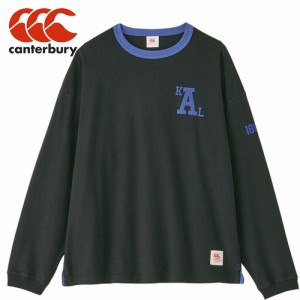 カンタベリー CANTERBURY メンズ レディース ロングスリーブティーシャツ ネイビー RA44116 29 L/S T-SHIRT 長袖 Tシャツ トップス