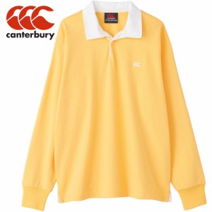 カンタベリー CANTERBURY メンズ レディース ポロシャツ ソリッドカラー ラグビージャージ イエロー RA44131 54 SOLID COLOR RUGBY