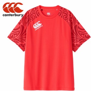 カンタベリー CANTERBURY メンズ ラグビーウェア シャツ トレーニングティー レッド RG34004 65 TRAINING TEE 半袖 Tシャツ トップス